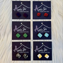 *Slalom Stud Ski Earrings*