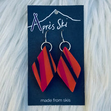 Double Diamond Ski Earrings