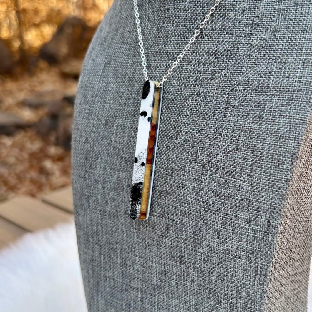 Straightline Ski Necklace