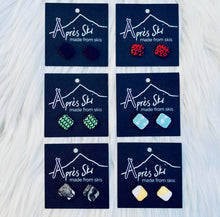 *Slalom Stud Ski Earrings*