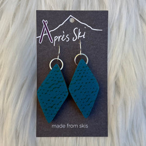 Double Diamond Ski Earrings