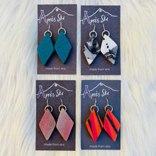 Double Diamond Ski Earrings