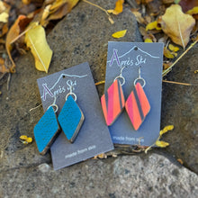 Double Diamond Ski Earrings