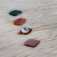 Double Diamond Ski Necklace