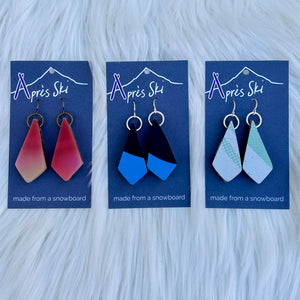 Cascade Snowboard Earrings