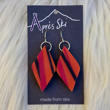 Double Diamond Ski Earrings