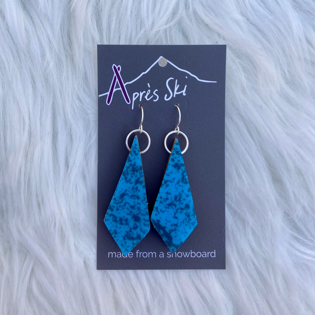 Cascade Snowboard Earrings