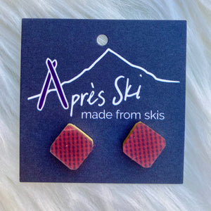 *Slalom Stud Ski Earrings*